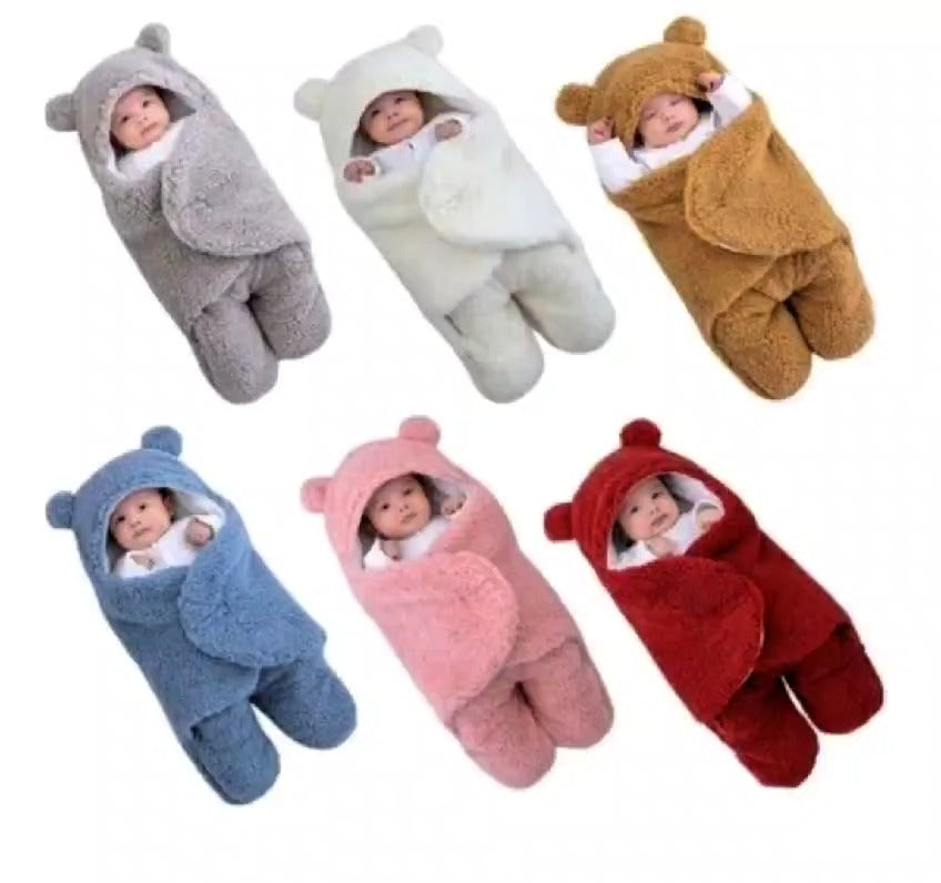 بطانية لفّ البيبي